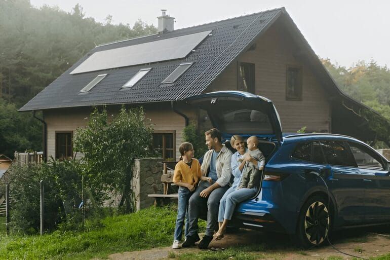 residential solar installation