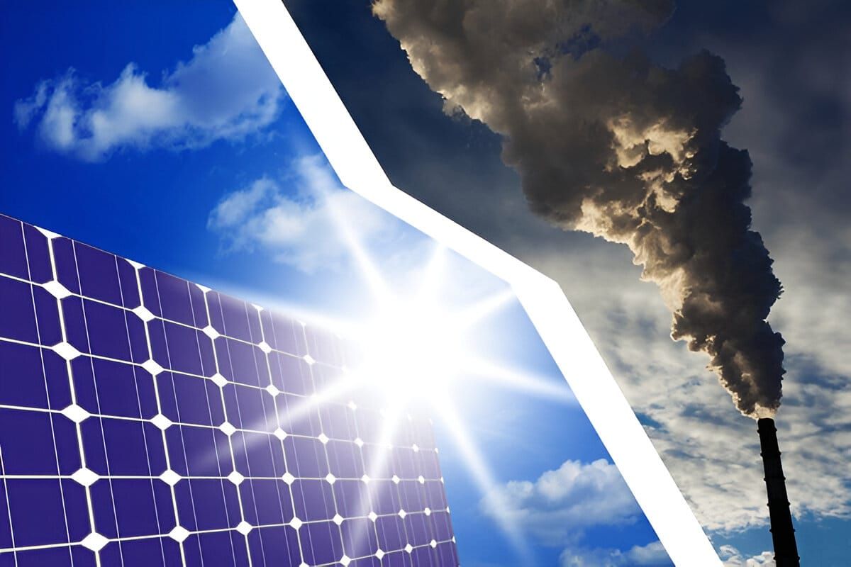 Solar vs Fossil Fuels