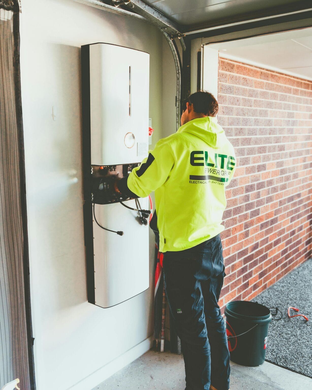 Home battery installation