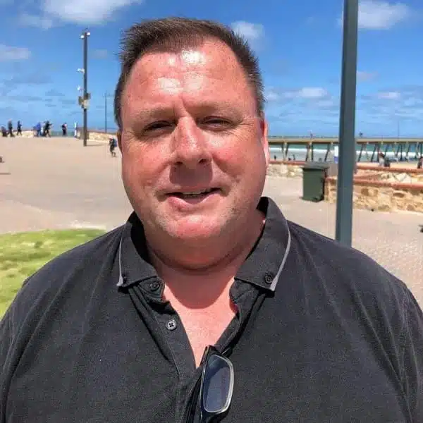 John Chadwick, owner of Easy Solar, on-site in Welshpool