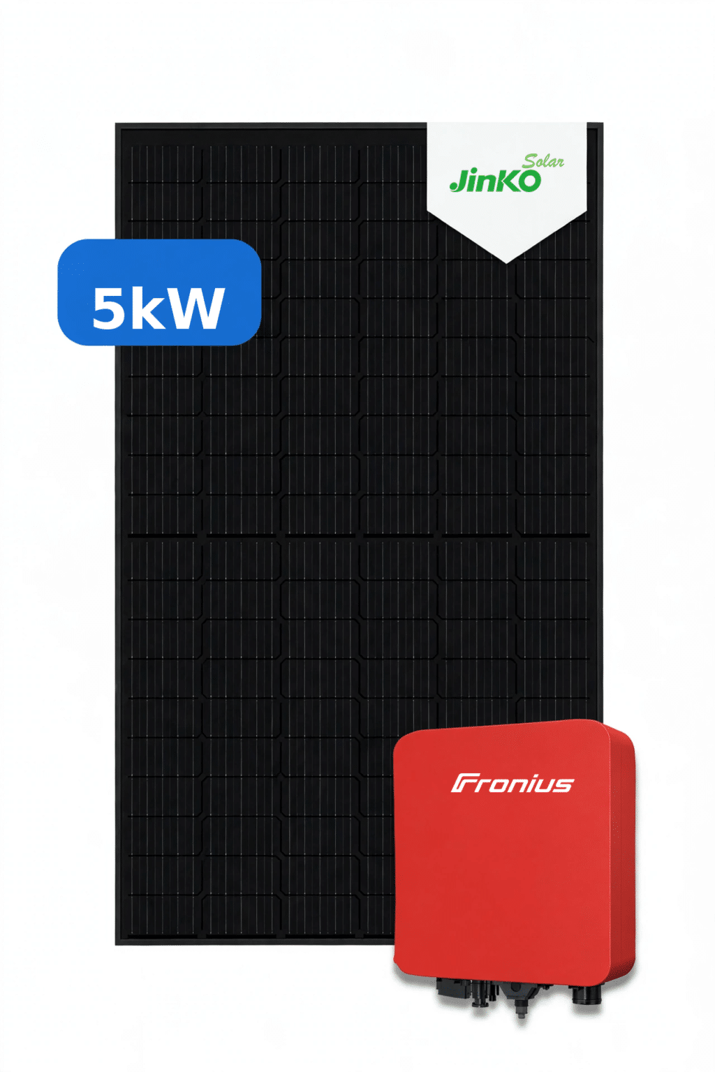 5kW solar panel system Perth Jinko solar panel with Fronius hybrid inverter